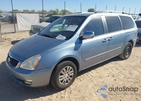 2014 Kia Sedona Lx z USA, uszkodzony, nr VIN KNDMG4C77E6542147